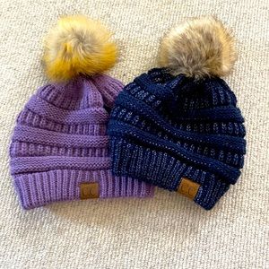 C.C Pom Pom beanies